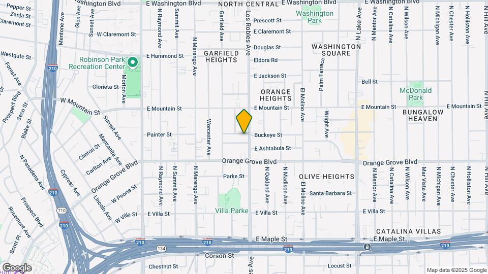 777 N Los Robles Ave Map and Location Details