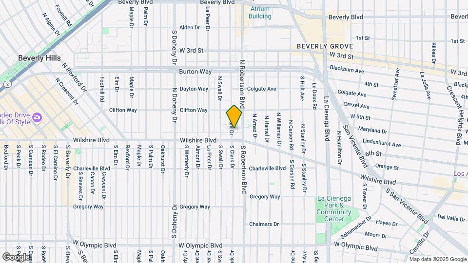 114 N Clark Dr Mapa y Detalles de la Ubicación