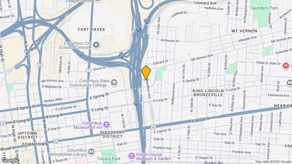 231 Hamilton Ave Map and Location Details