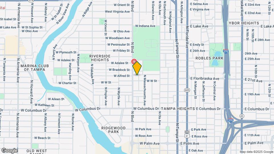 3008 N Woodrow Ave Map and Location Details