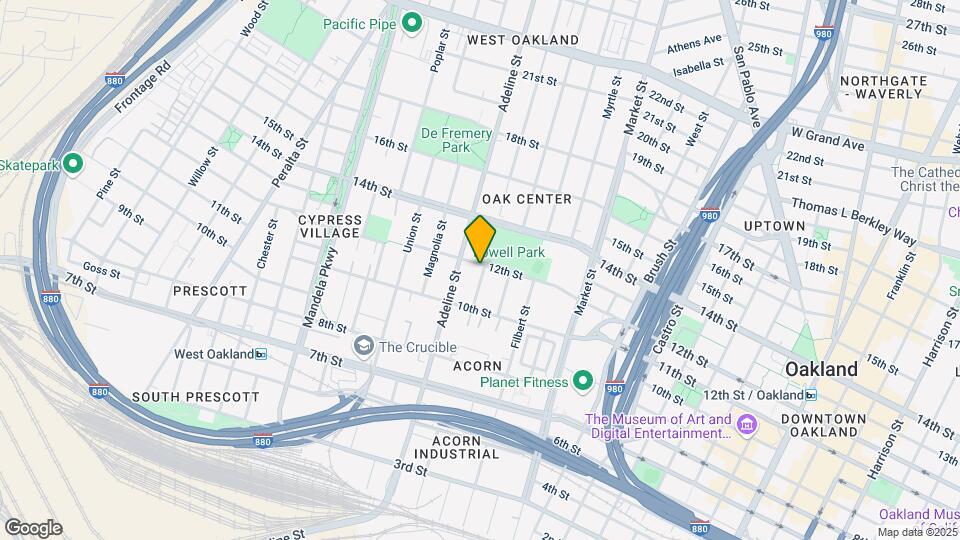 1127 Chestnut St Map and Location Details