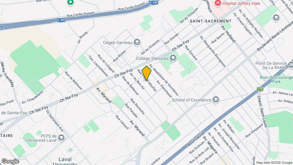 848 Pierre-Maufay St Map and Location Details