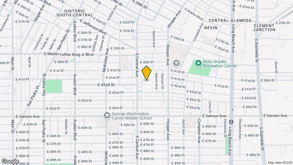 1157 E 42nd St, Unit 1157 E 42nd St. Map and Location Details