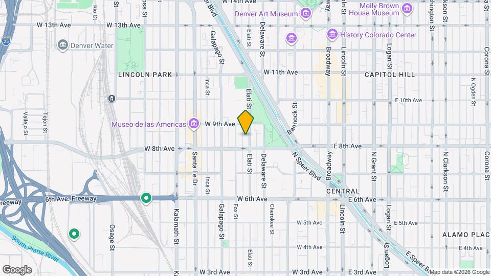 831 Elati St Mapa y Detalles de la Ubicación