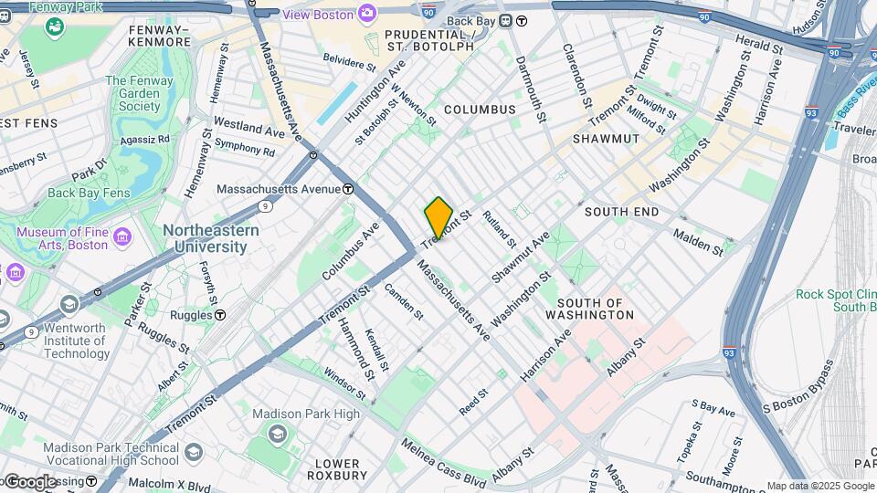 764 Tremont St Map and Location Details