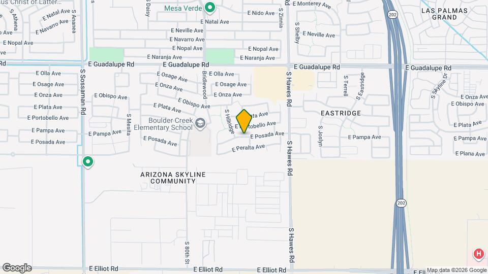 8214 E Posada Ave Map and Location Details