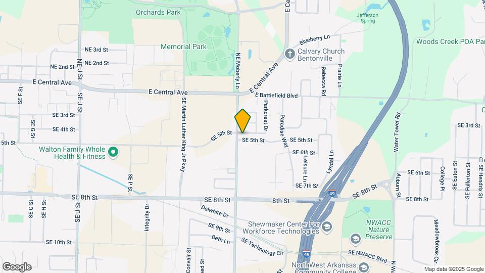 2502 Parkcrest Dr Map and Location Details