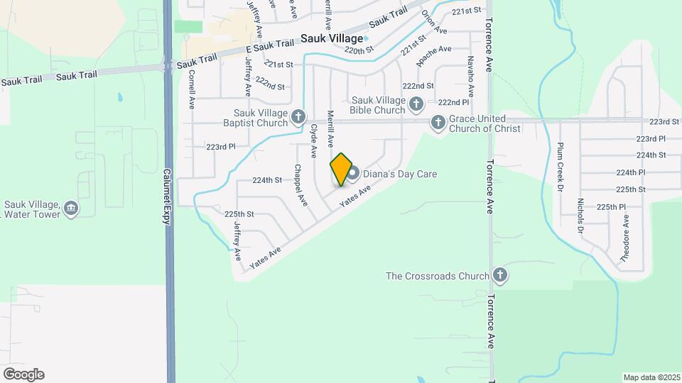 22431 Strassburg Ave Map and Location Details