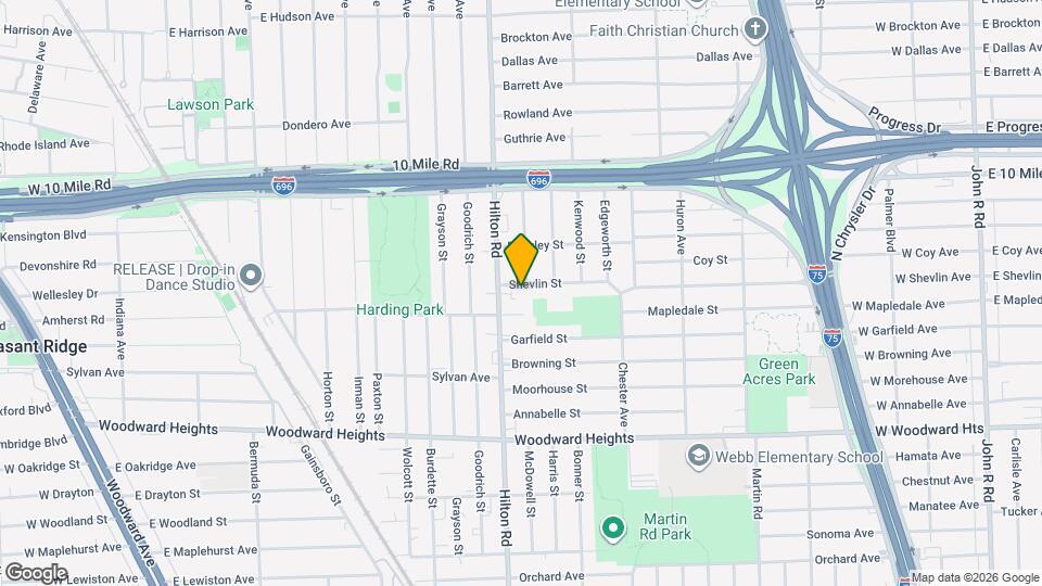1580 Shevlin St Map and Location Details