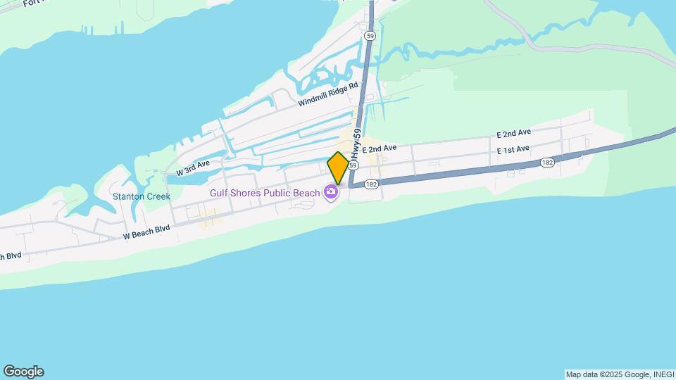 111 W Beach Blvd Map and Location Details