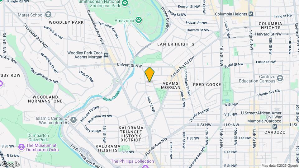 2414 19th St NW, Unit Apt. #34 Map and Location Details