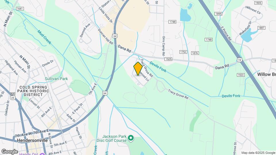 The Wilmont at Hendersonville Map and Location Details