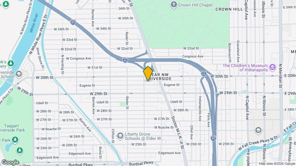 854 Eugene St Map and Location Details