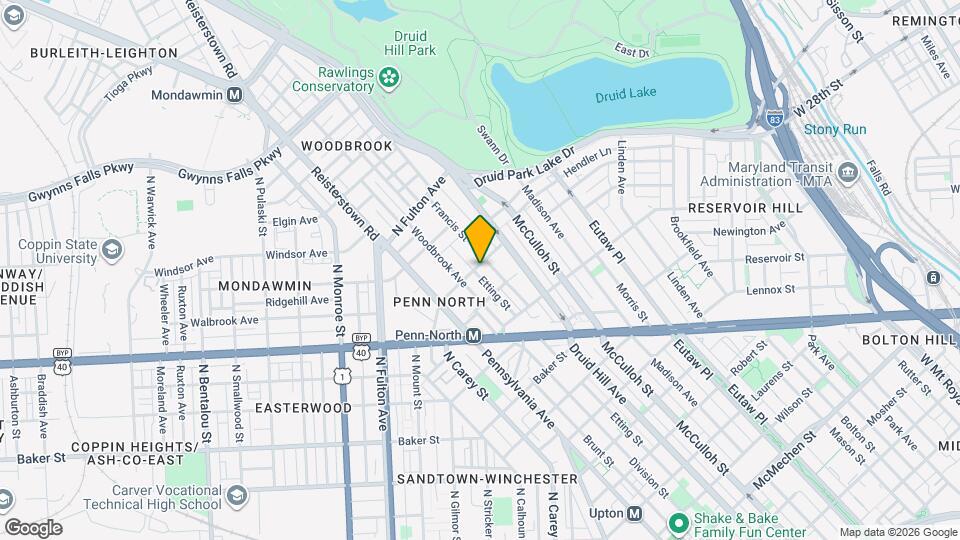 1511 Retreat St Map and Location Details