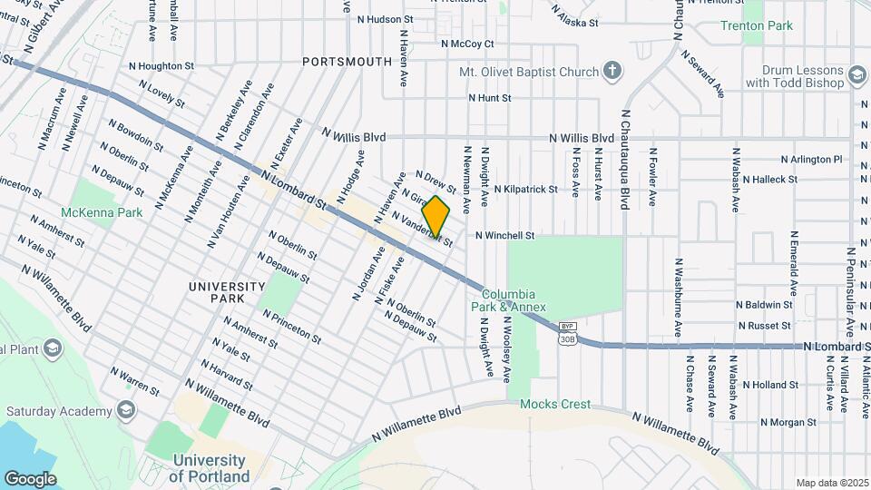 4756-4760 N Vanderbilt St Mapa y Detalles de la Ubicación