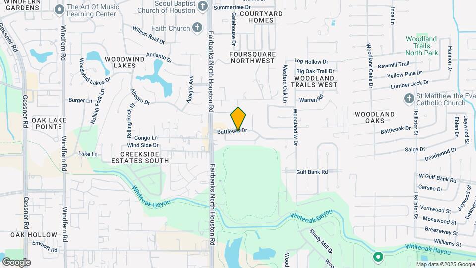 8435 Battleoak Dr Map and Location Details
