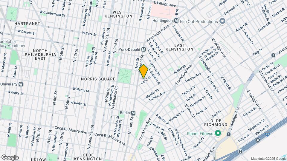 2032 E Susquehanna Ave Mapa y Detalles de la Ubicación