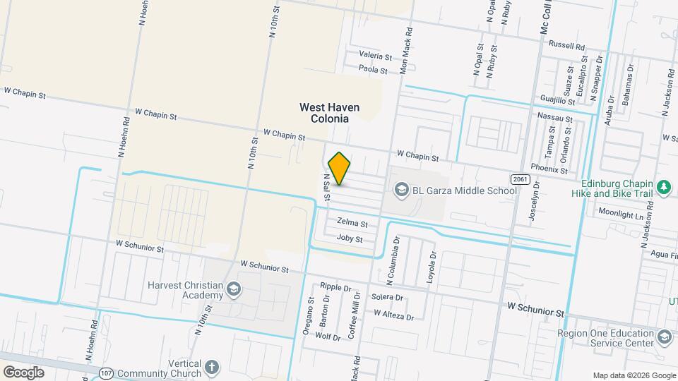 3816 W Sarah Evans St, Unit 1 Map and Location Details