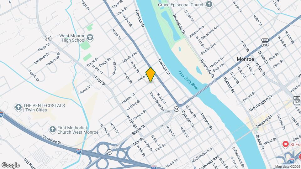 301 Haynes St Map and Location Details