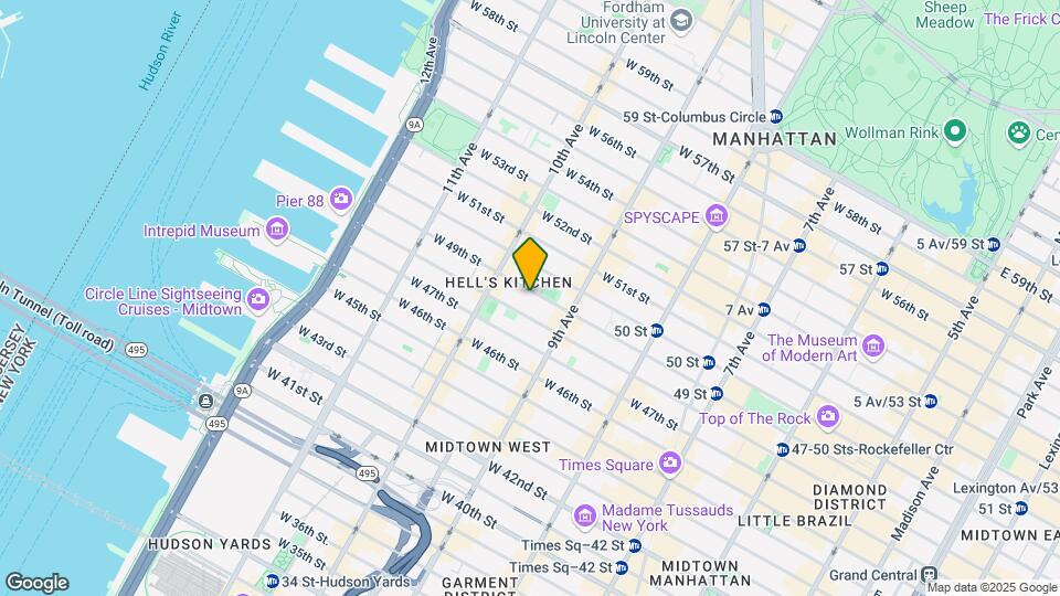 430-432 W 49th St Map and Location Details