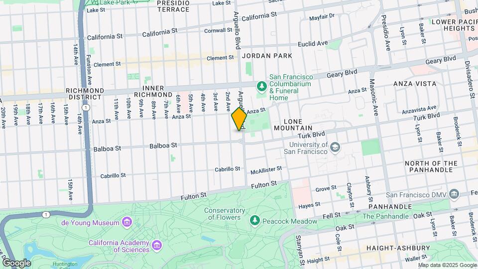 681 ARGUELLO Blvd Map and Location Details