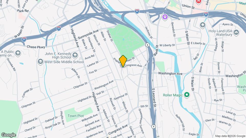 143 Congress Ave Map and Location Details