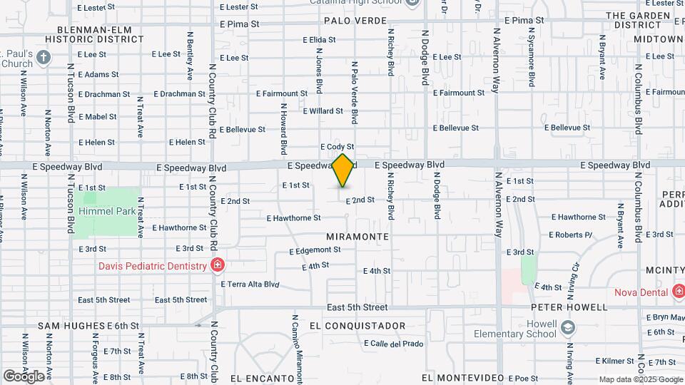 3446-3452 E 1st St Mapa y Detalles de la Ubicación