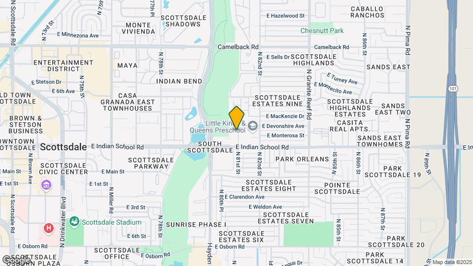 4112 N 81st St Map and Location Details