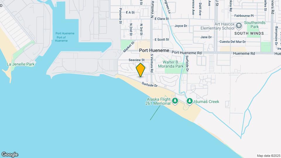 281 E Surfside Dr Map and Location Details