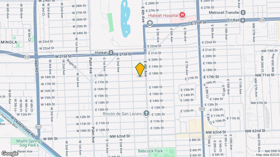 351 E 17th St Mapa y Detalles de la Ubicación