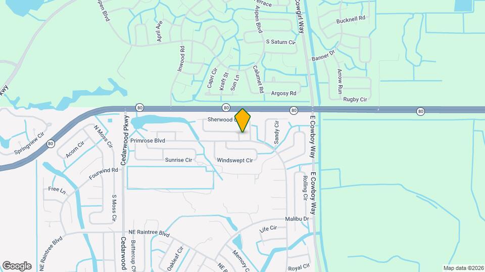 8002 Sherwood Cir Map and Location Details