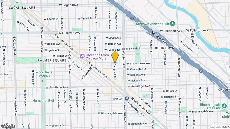 2121 N Campbell Ave Map and Location Details