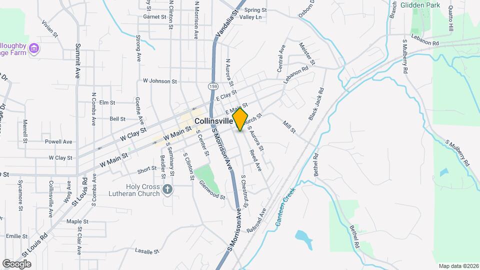 216 S Chestnut St Mapa y Detalles de la Ubicación