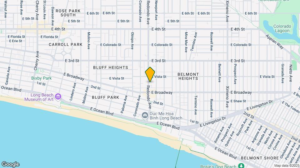 236 Redondo Ave Map and Location Details