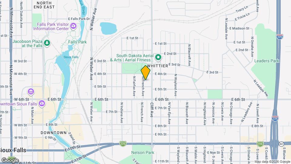 506 N French Ave Map and Location Details
