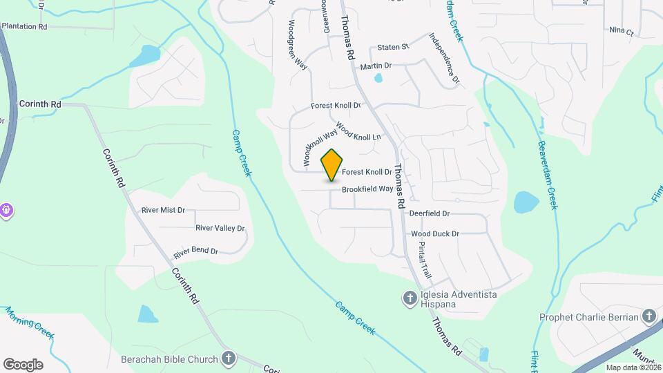 505 Brookfield Way Map and Location Details