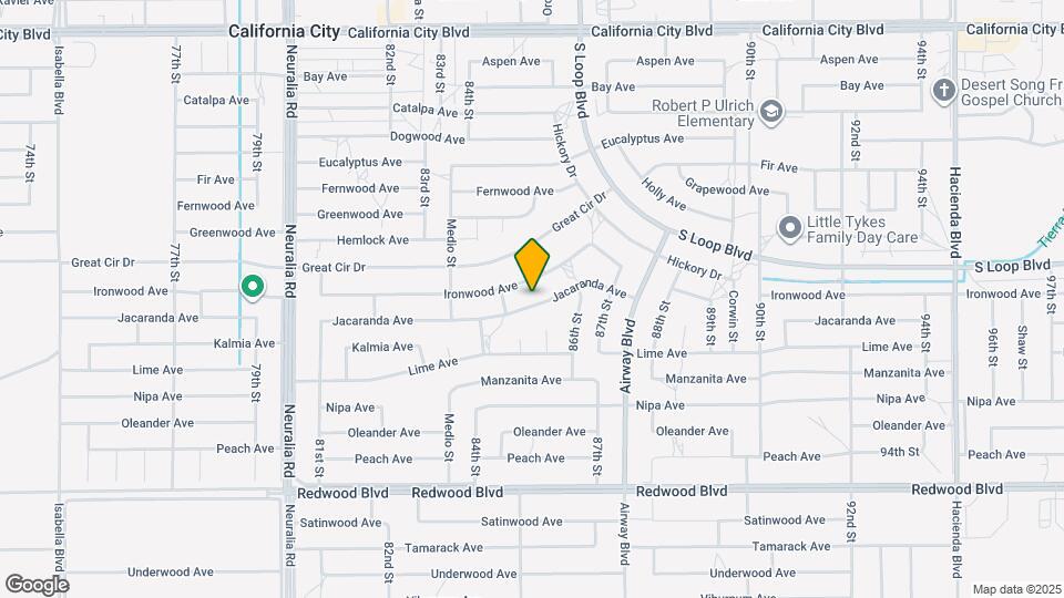 8531 Jacaranda Ave Map and Location Details