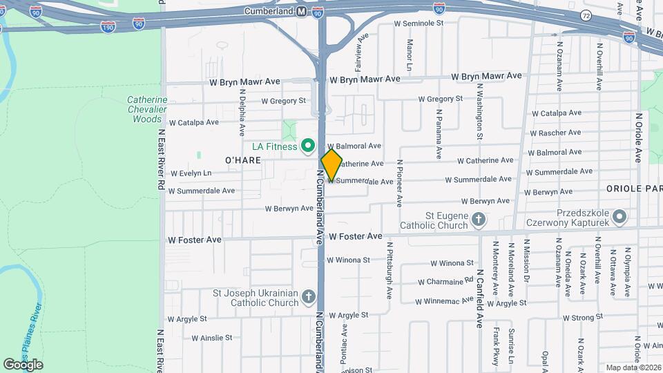 8357 W Summerdale Ave, Unit #1 Mapa y Detalles de la Ubicación