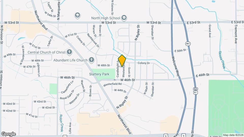 4712 Western Ave Mapa y Detalles de la Ubicación