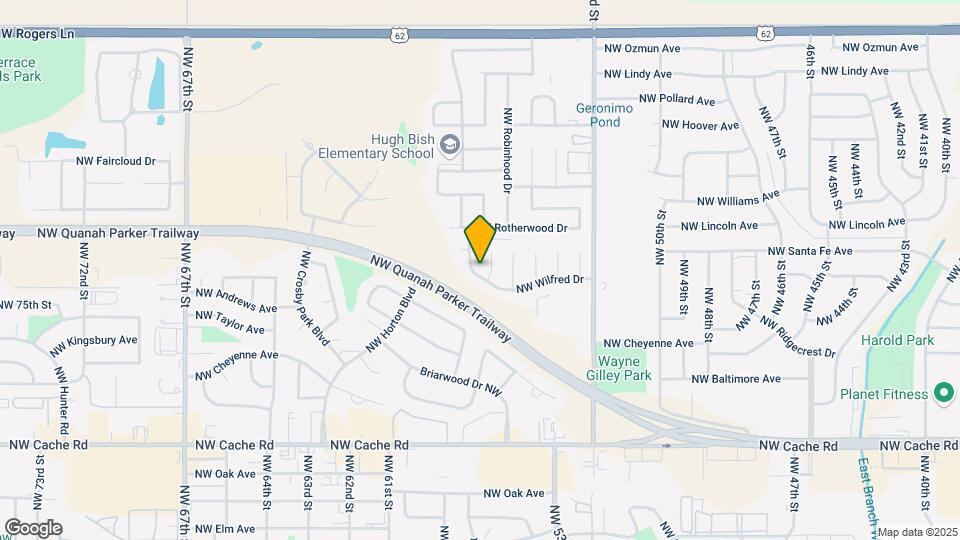 5603 NW Wilfred Dr Map and Location Details