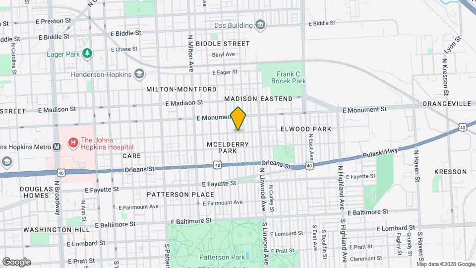 533 N Belnord Ave Map and Location Details