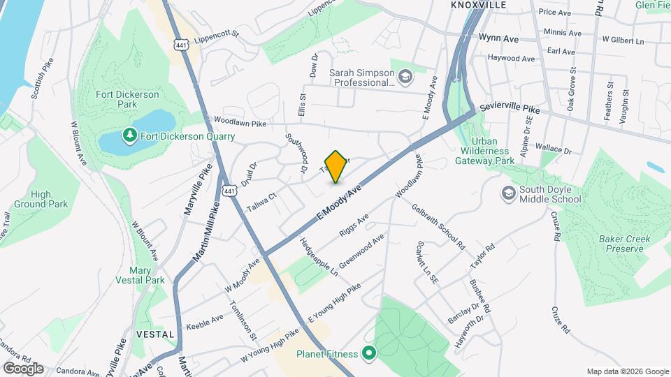 326 Howell Ave Map and Location Details