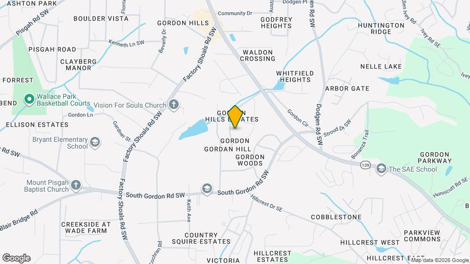 6601 Valley Hill Dr Mapa y Detalles de la Ubicación