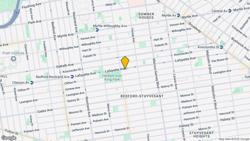 712 Lafayette Ave Mapa y Detalles de la Ubicación