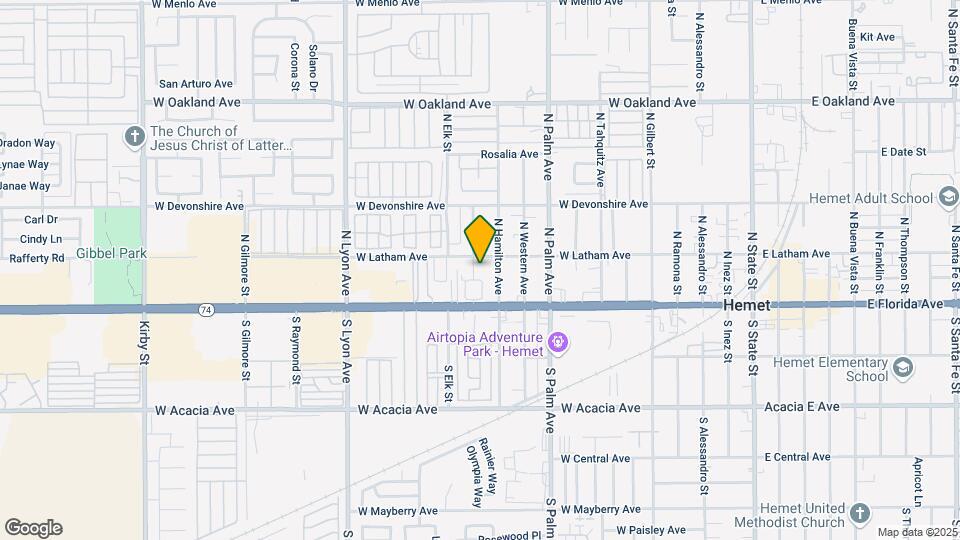 160-180 N Valley View Dr Mapa y Detalles de la Ubicación