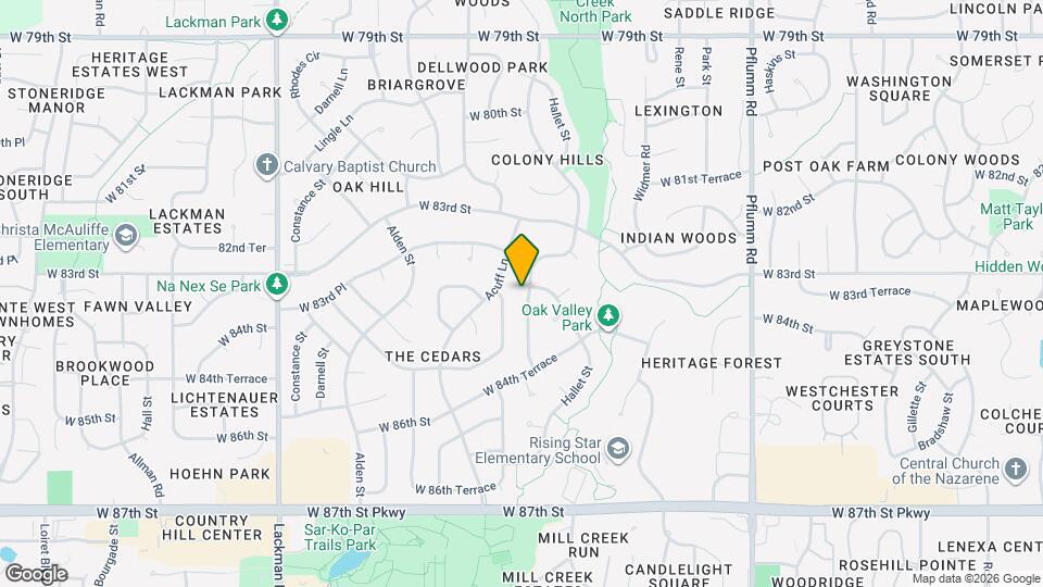 8338 Mullen Rd Map and Location Details