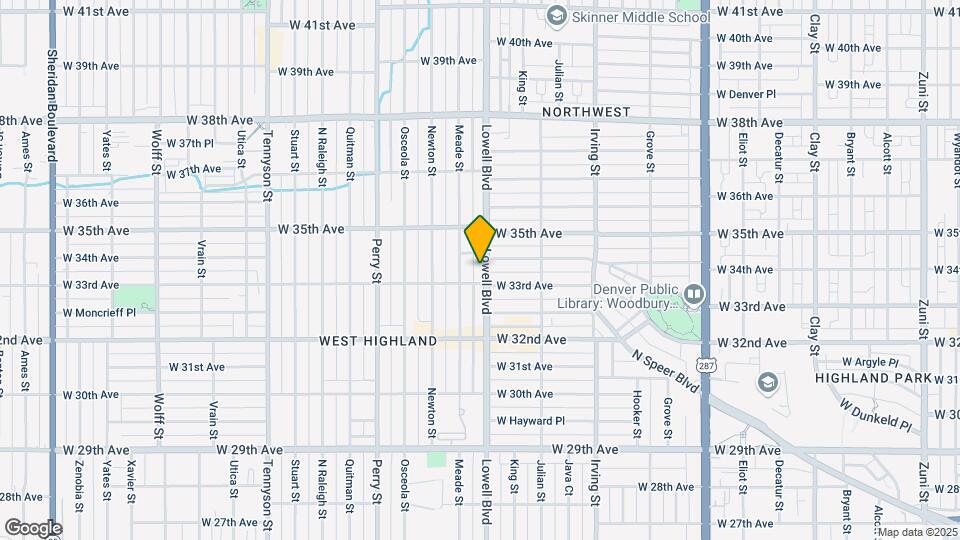 3319 Lowell Blvd Map and Location Details