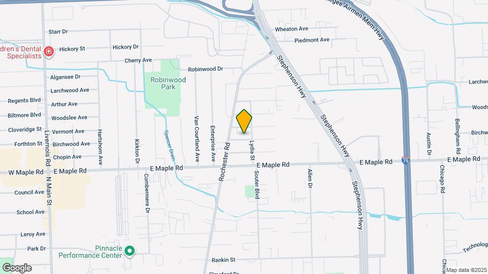 1049 Birchwood Ave Map and Location Details