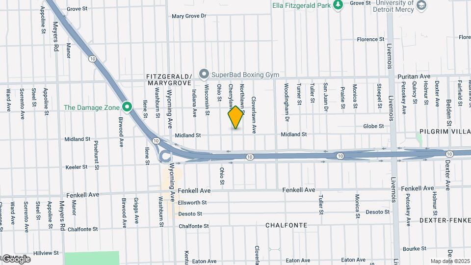 15702 Cherrylawn St Map and Location Details