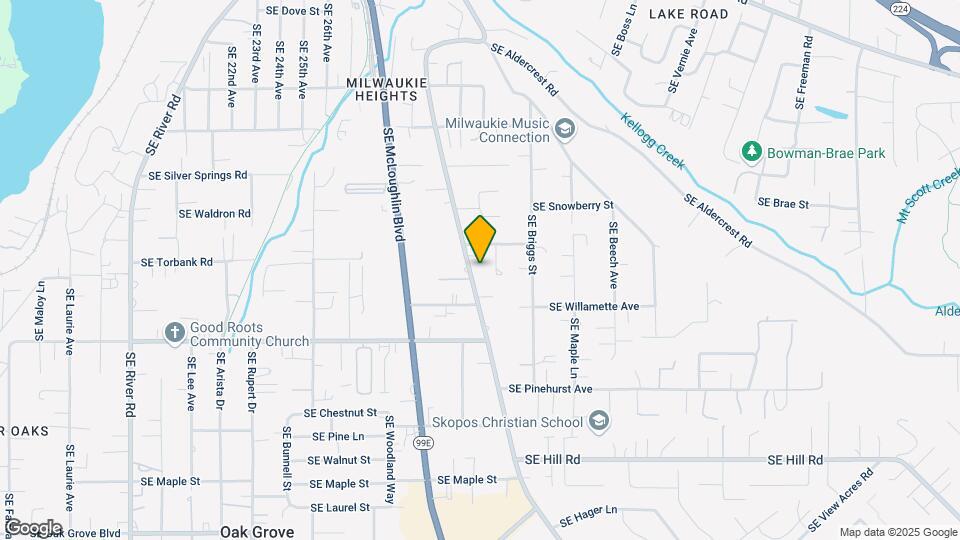 13522 SE Oatfield Rd Map and Location Details